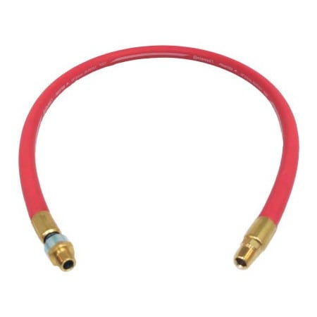 Alliance Rubber Alliance Hose Rubber Snubber Hose 3/8" x 24" With 1/4" Male & Male Swivel HZR03830-02-MMS